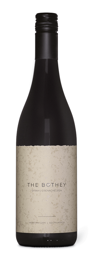 Red wine bottle shot